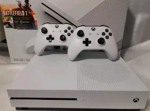 Xbox One S Com 2 Controle E Jogo Original Completo Promoção