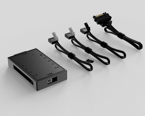Pwm Hub Para Coolers 10 Puertos Id-cooling Fh-10 Pwm Sata