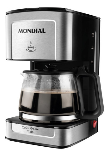 Cafeteira Elétrica C-43-20x-si 550w Preto Inox Mondial 110V