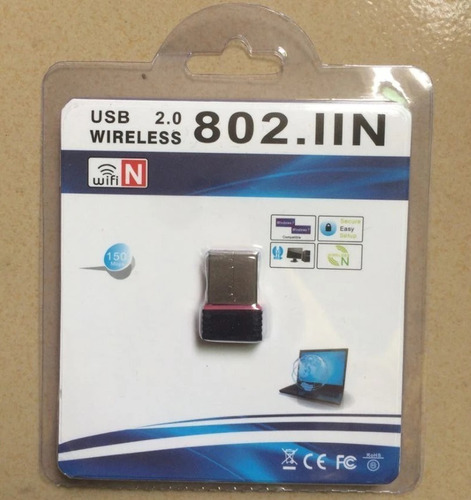 Adaptador Wifi Usb Tarjeta De Red Inalámbrica, 802.11n 2.0