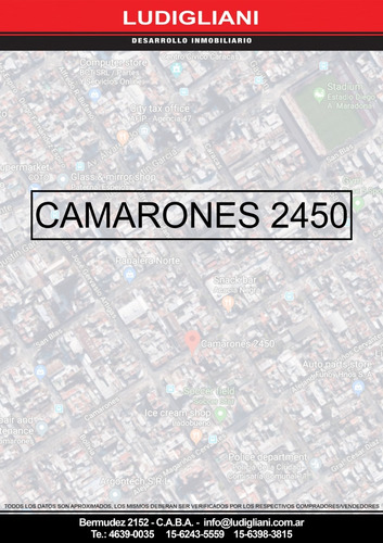 Imagen 2 de 8 de Villa Gral Mitre Camarones 2450 Lote 8.00 X 58.13