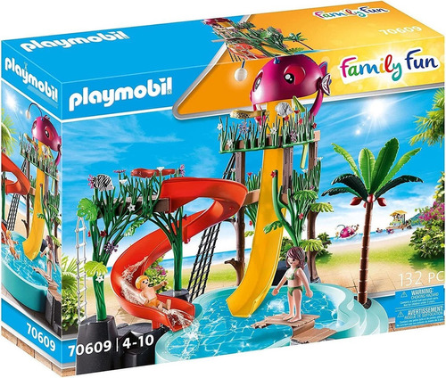 Playmobil Water Park With Slides