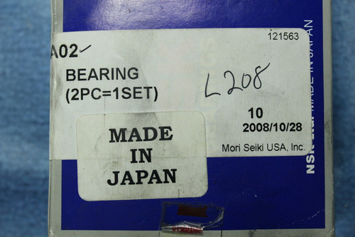 Nsk 7208atydbc9p5 Super Precision Bearing Set Mori S0312 Dde