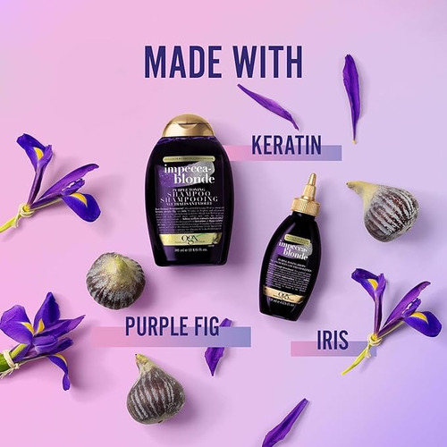 Tratamiento Cabello Ogx Purple Toning Aceite 118 Ml