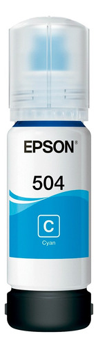Tinta Epson T504 Color Cyan