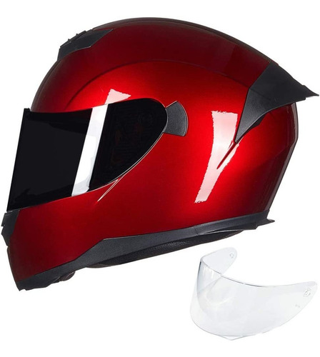 Casco De Motocicleta De Cara Completa Para Motocross St...