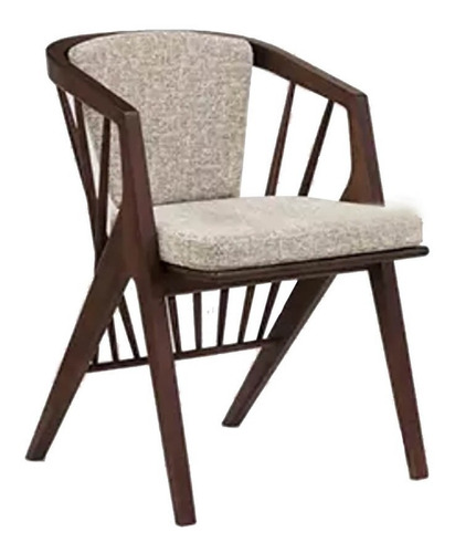 Imagen 1 de 7 de Silla Para Comedor Madera 100% Maciza Roble Ref: Maciza504