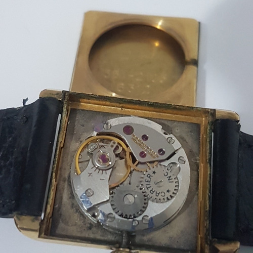Relogio Cartier Acorda Antigo Do Vovo Todo Em Plaquer M05