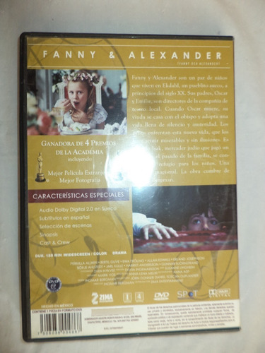 Dvd. Fanny & Alexander. Ingmar Bergman (Usado)
