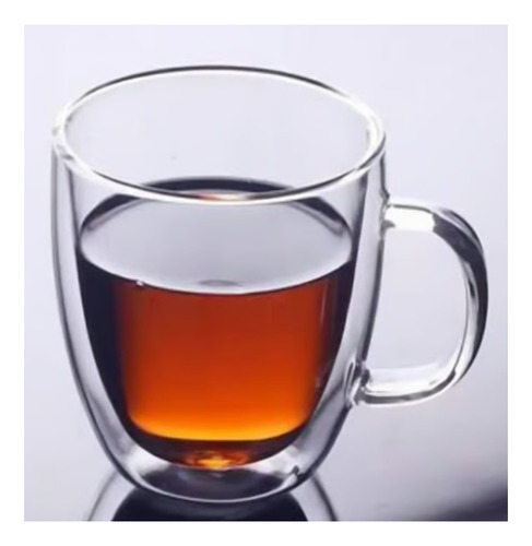 Taza Tazón Doble Pared 470ml Glasso Café Té