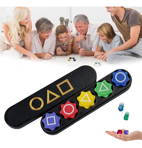 Gong Gi Juego De Dados Calidad Premium Juguete Coreano Negro