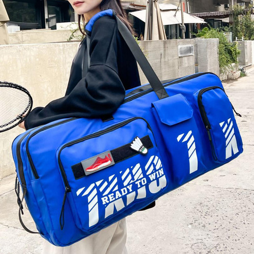 Bolsa De Bádminton, Bolsa De Lona, Bolsa Para Raqueta Azul