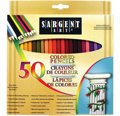 50 Lapices De Colores Sargent Art (xmp) (a1au)