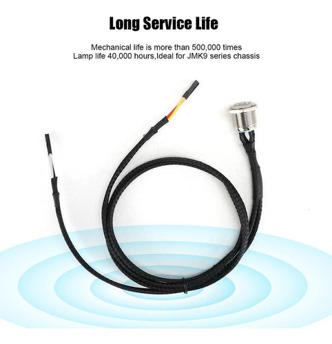 Botón De Encendido Con Cable Para Pc De Escritorio