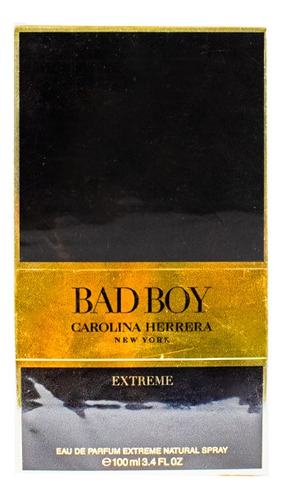 Perfume Bad Boy Extreme 100ml Edp Carolina Herrera (adipec)