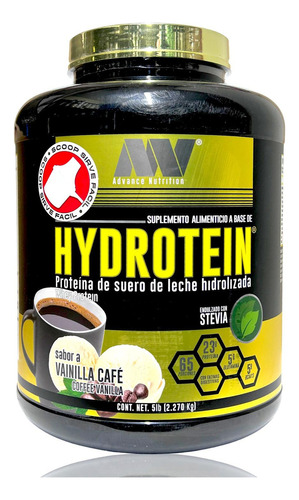 Hydrotein Whey Protein Vainilla Café 5 Lbs Advance Nutrition