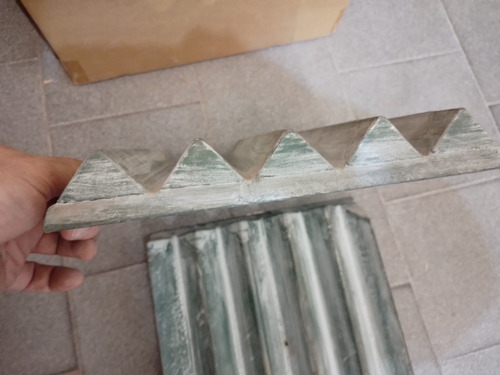 Trituradora De Cascote Moldes De Madera Para Mandibulas Leer (Usado)