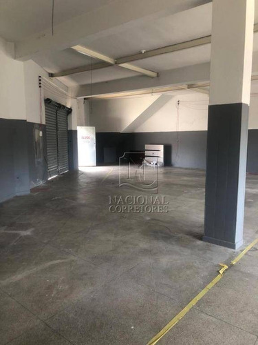 Salão Para Alugar, 240 M² Por R$ 4.400/mês - Parque Novo Oratório - Santo André/sp - Sl0892