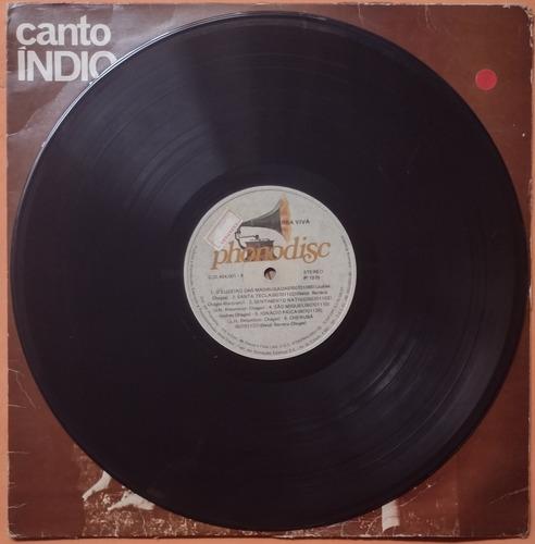 Lp Grupo Terra Viva Canto Índio 1979 Vg Vinil (Usado)