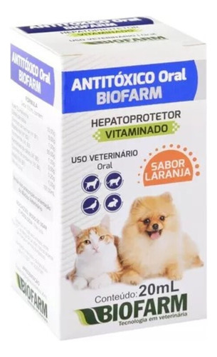 Antitoxico Oral 20ml Remédio Para Vomito E Nausea - Biofarm