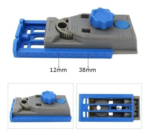 Imagen 5 de 8 de Pack Guía Para Tarugo Unión Invisibles Con Accesorios