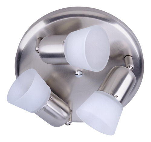 Lámpara De Techo Y Pared 3 Luces Cromo