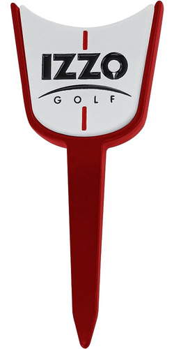 Izzo Golf Single Prong Golf Divot Repair Tool - Red Golf Pit