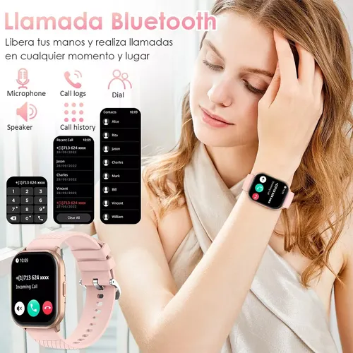 Smartwatch mujer rosa hotsell