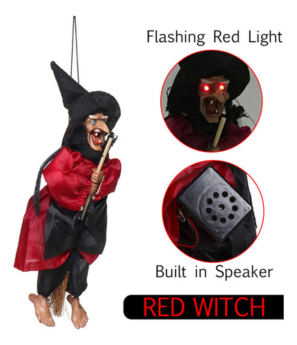 Muñecas De Bruja Colgantes De Halloween, Accesorio De Contro