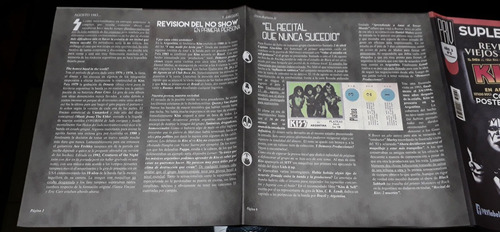 Imagen 6 de 7 de Prv-suple Musical Nº5 - Afiche Kiss´83 (bombonera) + Cd