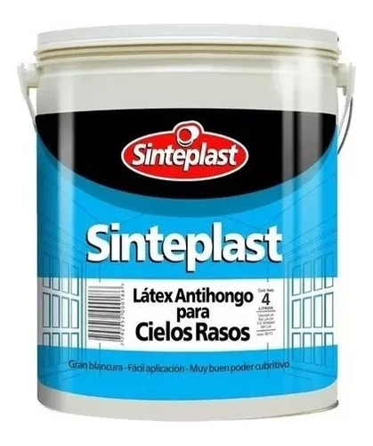 Pintura Latex Cielorraso Blanco Antihongo 20l Sinteplast