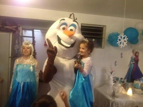 Princesas Anna Y Elsa Olaf En Tu Cumpleños Congelado