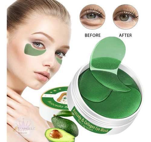 60 Parches Hidrogel Mascarilla Anti Ojeras  De Palta