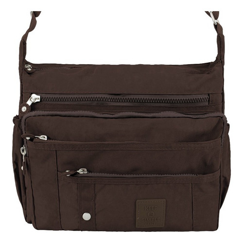 Imagen 1 de 7 de Bolsa Crossbody Multiples Compartimentos Moda Casual Jml-008