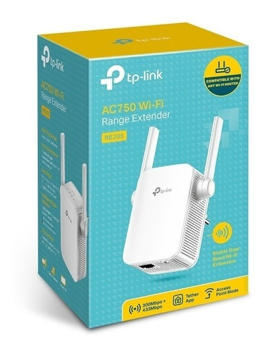 Extensor De Alcance Wifi Tp-link Re205 Dual Band Ac750