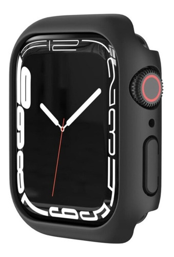 Bumper Capa Proteção Para Apple Watch Serie 9 45m/41m Cor E Tamanho: Preto 41mm