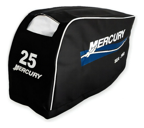 Capa Para Capô Motor De Popa Mercury 25 Hp Sea Pro 2 Tempos