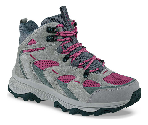 Botas Outdoor Giper Gris-fuc Para Mujer Croydon