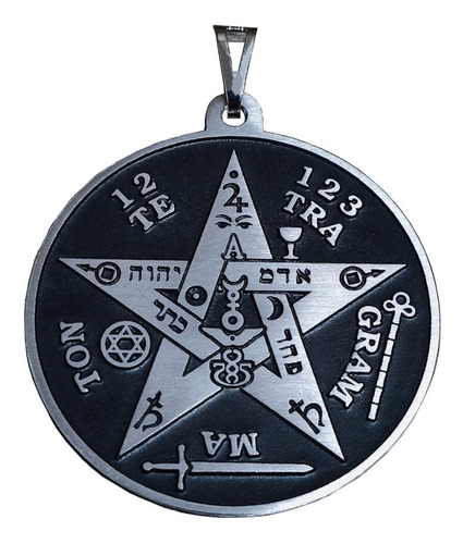 Tetragrammaton Pentagrama Em Metal ( Esoterismo, Magia )