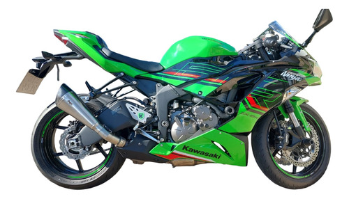 Escapamento Zx6 Zx-6 Kawasaki Ponteira Esportiva Hp Racing 