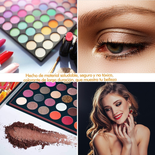 Imagen 3 de 8 de Juego De Paleta De Sombras De Ojos De 120 Colores