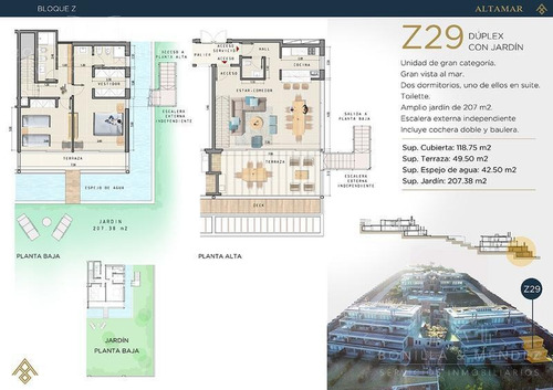 Altamar, Duplex Con Jardín, 2 Dorm, 2 Baños, 1 Suite, Toilette, Verano 2020!!