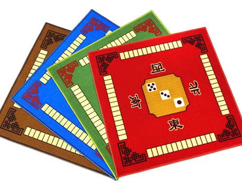 Tapete De Mahjong Resistente Al Deslizamiento Y Verde