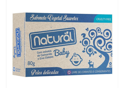 Imagem 1 de 1 de Sabonete Vegetal Natural De Camomila E Erva Cidreira