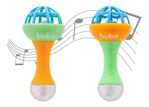 Chocalho Bebê Musical Colorido Brinquedo Infantil Música