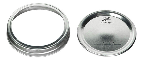Jarras Mason De 950 Ml Con Tapa Y Banda, Conjunto De 2