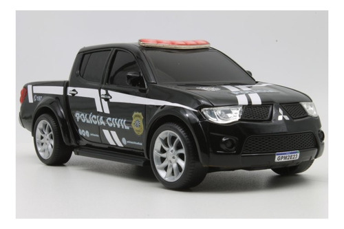 L200 Em Miniatura Viatura Polícia Civil Rio Rs