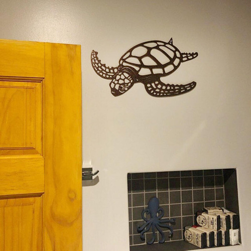 1 Pieza De Pared De Hierro Forjado, Adorno De Los 40x37cm