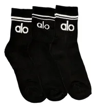 Comprar Calcetas Tobilleras Algodón Felpa Alo Yoga 3 Pares Unisex