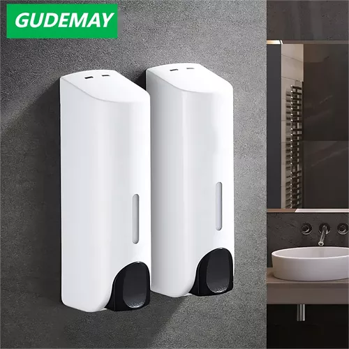 2pcs Dispensador De Gel Para Jabón Líquido Champú Ducha Baño